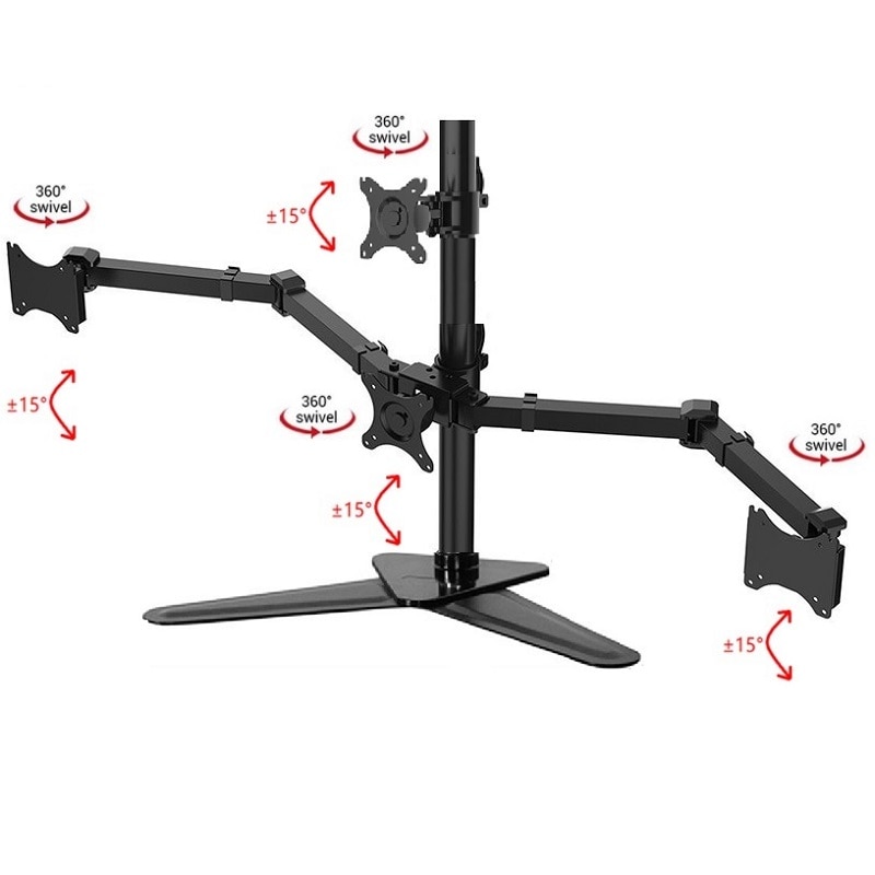 ũž   ,   Ʈ ĵ, 4 (3 + 1) /4 LCD ȭ鿡 , ִ 10 ġ-27 ġ,   10kg 